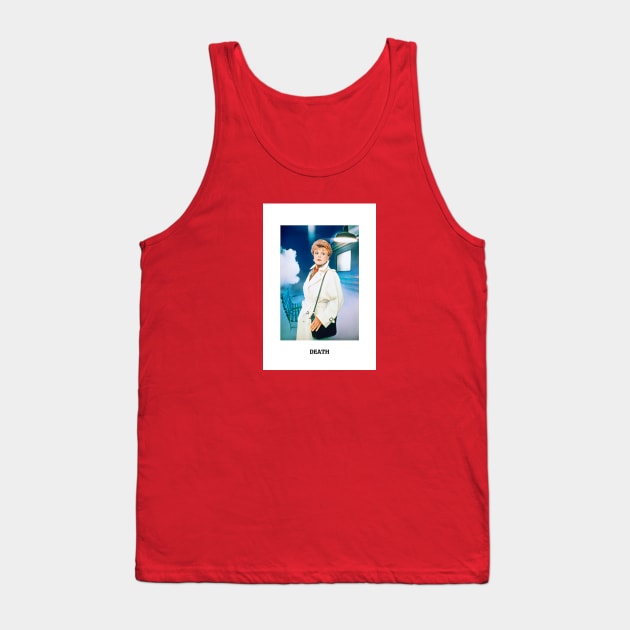 Death Tarot Card - Jessica Fletcher/Angela Lansbury Tank Top by Hoydens R Us